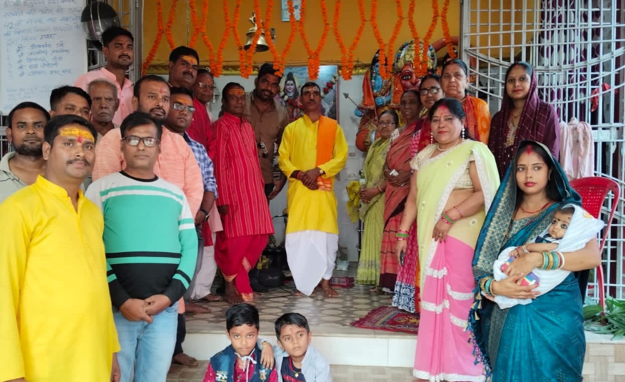 बोकारो : हनुमान गढ़ी मंदिर में चित्रगुप्त महाराज की मूर्ति स्थापित