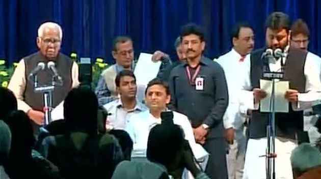जातीय समीकरणों की इर्दगिर्द रहा अखिलेश का मंत्रिमंड़ल विस्तार