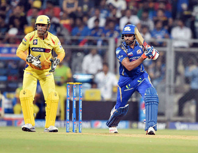 IPL 8 : चेन्नई सुपर किंग्स ने जड़ा जीत का हैट्रिक, मुंबई इंडियंस को छह विकेट से हराया