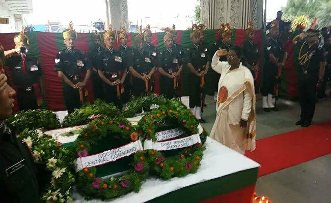 शहीद जवान का पार्थिव शरीर रांची लाया गया, कल राजकीय सम्मान के साथ होगा अंतिम संस्कार