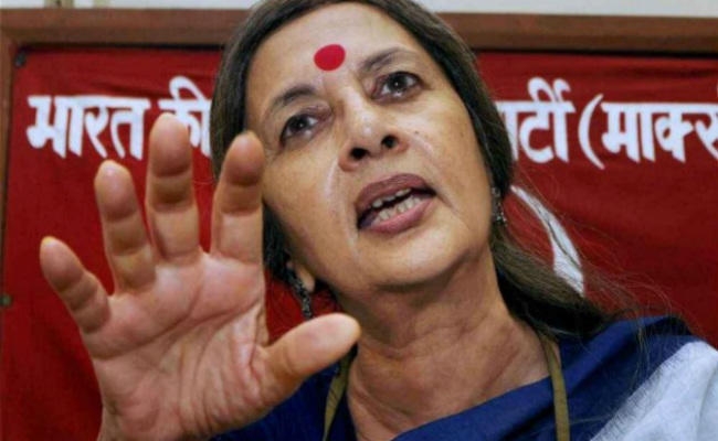 रांची : भाजपा के खिलाफ राष्ट्रीय स्तर पर कोई गठबंधन नहीं : वृंदा करात