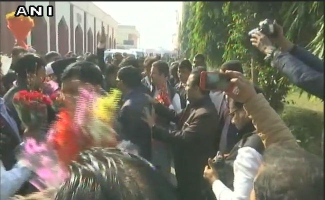 मिशन 2019 की तैयारी के लिए लखनऊ पहुंचे राहुल गांधी, दो दिन अमेठी में रहेंगे