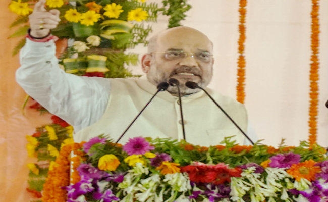 ”बुआ”, ”बबुआ” ही नहीं राहुल ”बाबा” भी मिल जायें तो भी हम जीतेंगे 74 सीटें : शाह