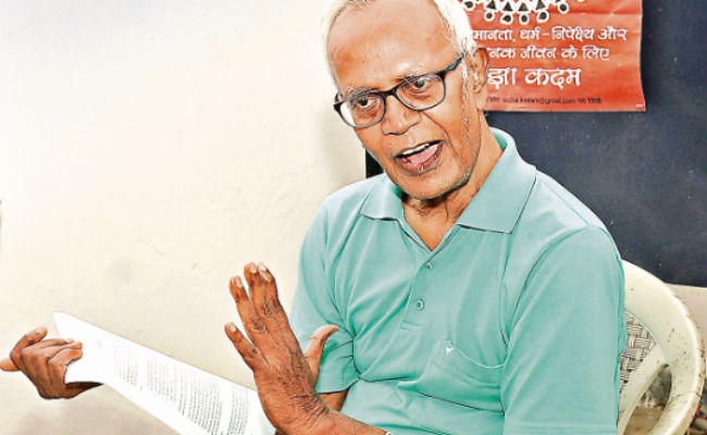 रांची : मुझे रास्ते से हटाने की साजिश कर रही सरकार : स्टेन स्वामी