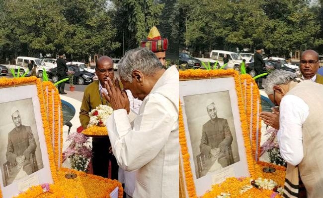 डॉ राजेंद्र प्रसाद की जयंती पर मुख्यमंत्री और राज्यपाल ने दी श्रद्धांजलि, विजिटर बुक पर CM नीतीश ने लिखा…