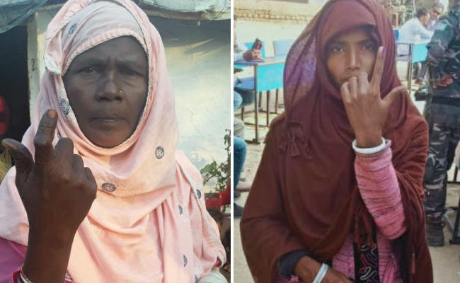 सिसई : घर में कुरानखानी चल रही थी, आंखों में आंसू लिए जिलानी की मां व पत्नी पहुंचे वोट देने
