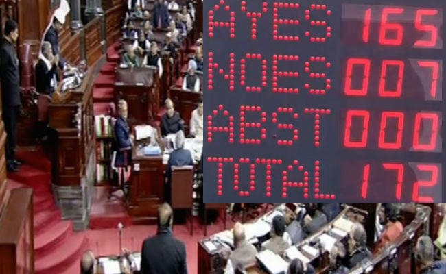 #ReservationBill : गरीब सवर्णों को 10 प्रतिशत आरक्षण पर संसद की मुहर, ऐतिहासिक विधेयक राज्यसभा से पारित