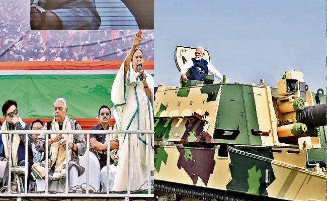 विपक्ष की रैली : ममता बोलीं, मोदी सरकार की एक्सपायरी डेट खत्म, मोदी बोले, लूटने से रोका तो बना रहे महागठबंधन