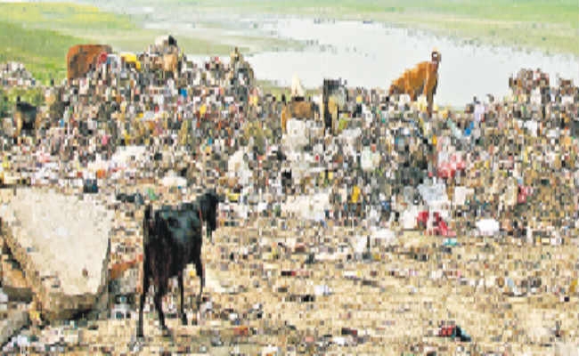 भागलपुर : भागलपुर में बन रही कचरे की तीसरी पहाड़ी, न तकनीक का इस्तेमाल न भविष्य की चिंता