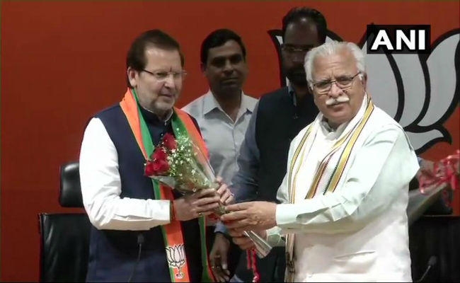लोकसभा चुनाव के पहले हरियाणा में कांग्रेस को झटका, पूर्व सांसद ने थामा भाजपा का दामन