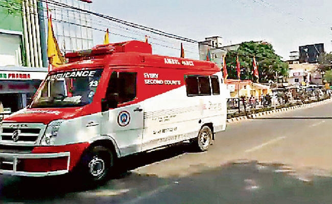 रांची : एंबुलेंस ने चार मिनट में तय की छह किमी की दूरी