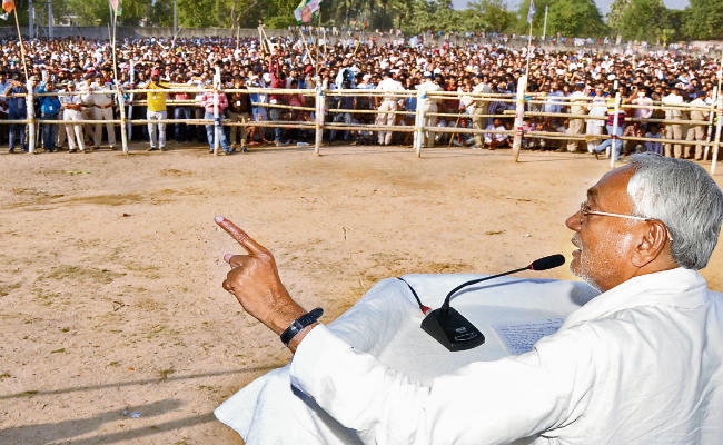लोकसभा चुनाव : हर तबके के लिए किया काम आप हमें मजदूरी दें : नीतीश