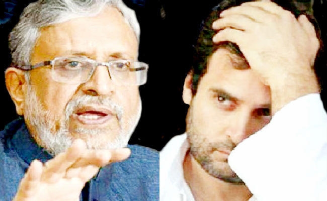 कांग्रेस अध्यक्ष राहुल गांधी के खिलाफ मुकदमा दर्ज करायेंगे सुशील मोदी, …जानें क्या है मामला?