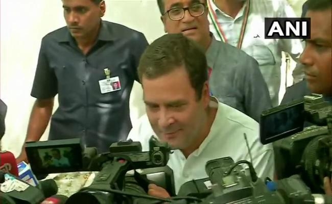 मतदान के बाद बोले राहुल गांधी, इस चुनाव में मोहब्बत की जीत होगी