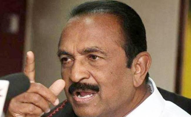 राजद्रोह मामले में एमडीएमके प्रमुख वाइको दोषी करार, एक साल जेल की सजा