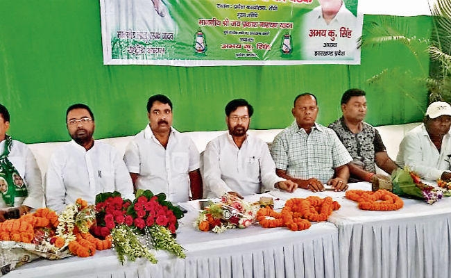 रांची : विस चुनाव में सहमति व सम्मान के साथ सीट बंटवारा हो : जयप्रकाश