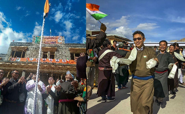 केंद्र शासित प्रदेश घोषित होने के बाद लद्दाख ने मनाया अपना ‘पहला स्वतंत्रता दिवस”