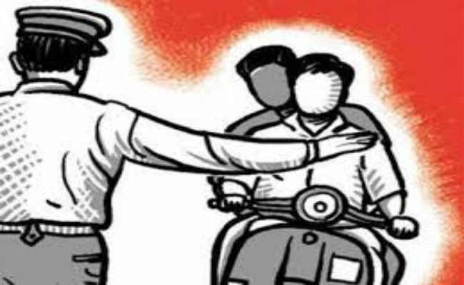 तीसरे दिन 586 वाहनों से वसूले 5.93 लाख