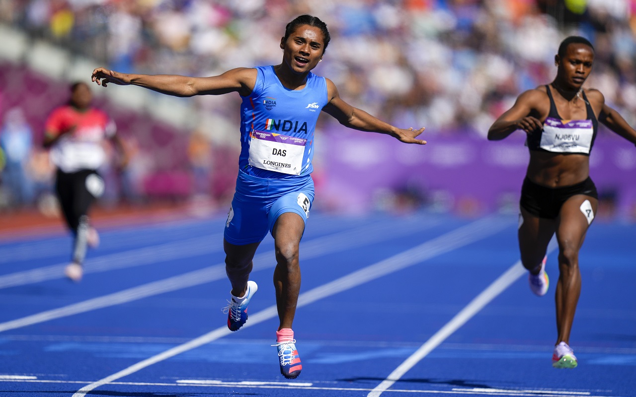 CWG 2022: हिमा दास सेमीफाइनल में, 200 मीटर इवेंट में 23.42 सेकेंड के साथ टॉप पर