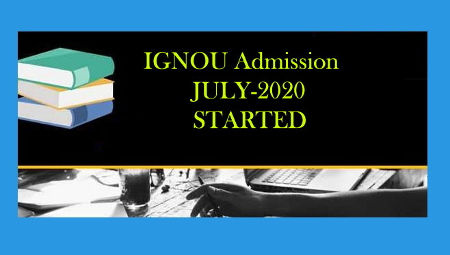 IGNOU Admission 2020: इग्नू ने जुलाई 2020 सत्र के लिए स्नातक कार्यक्रम में दाखिले की अधिसूचना जारी की
