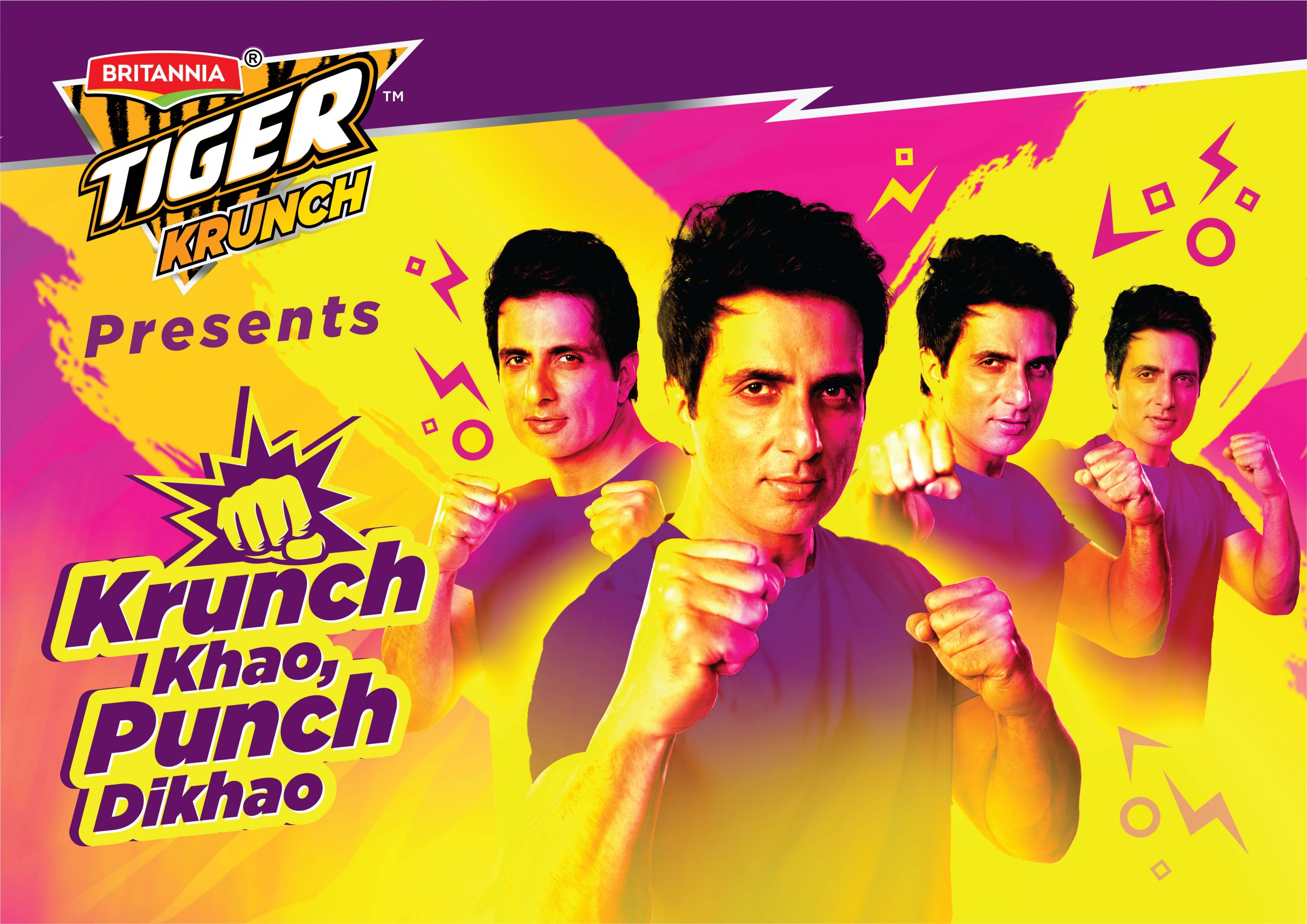 Britannia Tiger ने लांच किया क्रंच खाओ, पंच दिखाओ कैंपन, साथ मिल रहा है Sonu Sood का