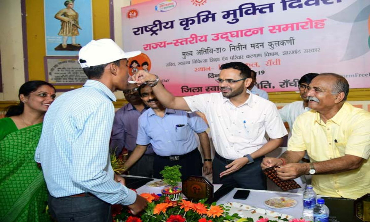 कंटेनमेंट जोन को छोड़कर झारखंड के 10 जिलों के 63 लाख बच्चों को दिया जायेगा एल्बेंडाजोल का डोज, हाेंगे ये फायदे…