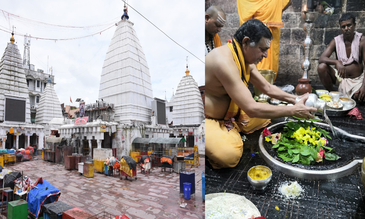 Sawan 2020 : देवघर में बाबा की हर दिन होती पूजा, श्रद्धालुओं के नहीं होने पर मंदिर परिसर है वीरान