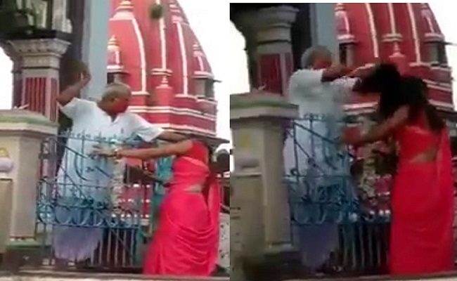 Viral Video: ‘सब माता उतार देंगे…’ दरभंगा के प्रसिद्ध मंदिर में पुजारी ने महिला को बाल खींचकर सरेआम पीटा