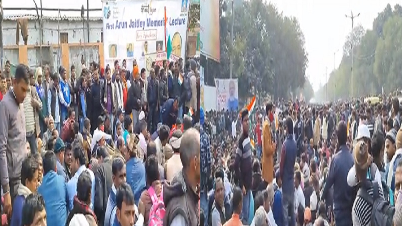 Bihar News: अपनी मांगों को लेकर पटना में जमे वार्ड सचिवों ने भाजपा कार्यालय का किया घेराव, जानें क्या है मामला
