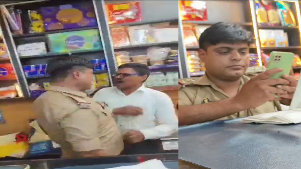 कानपुरः नशेबाज दारोगा ने रेस्टोरेंट मालिक से की मारपीट, वीडियो हुआ वायरल, निलंबित