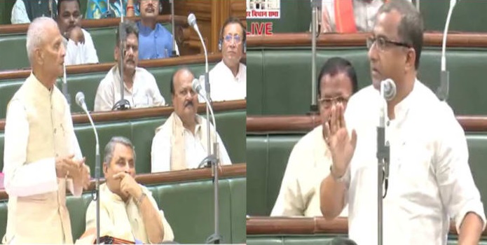 नीतीश कुमार ने संभाला मोर्चा तो चुप हुए नीतिश मिश्रा, सदन में पन्ना पलटते रह गये खेल विभाग के प्रभारी मंत्री