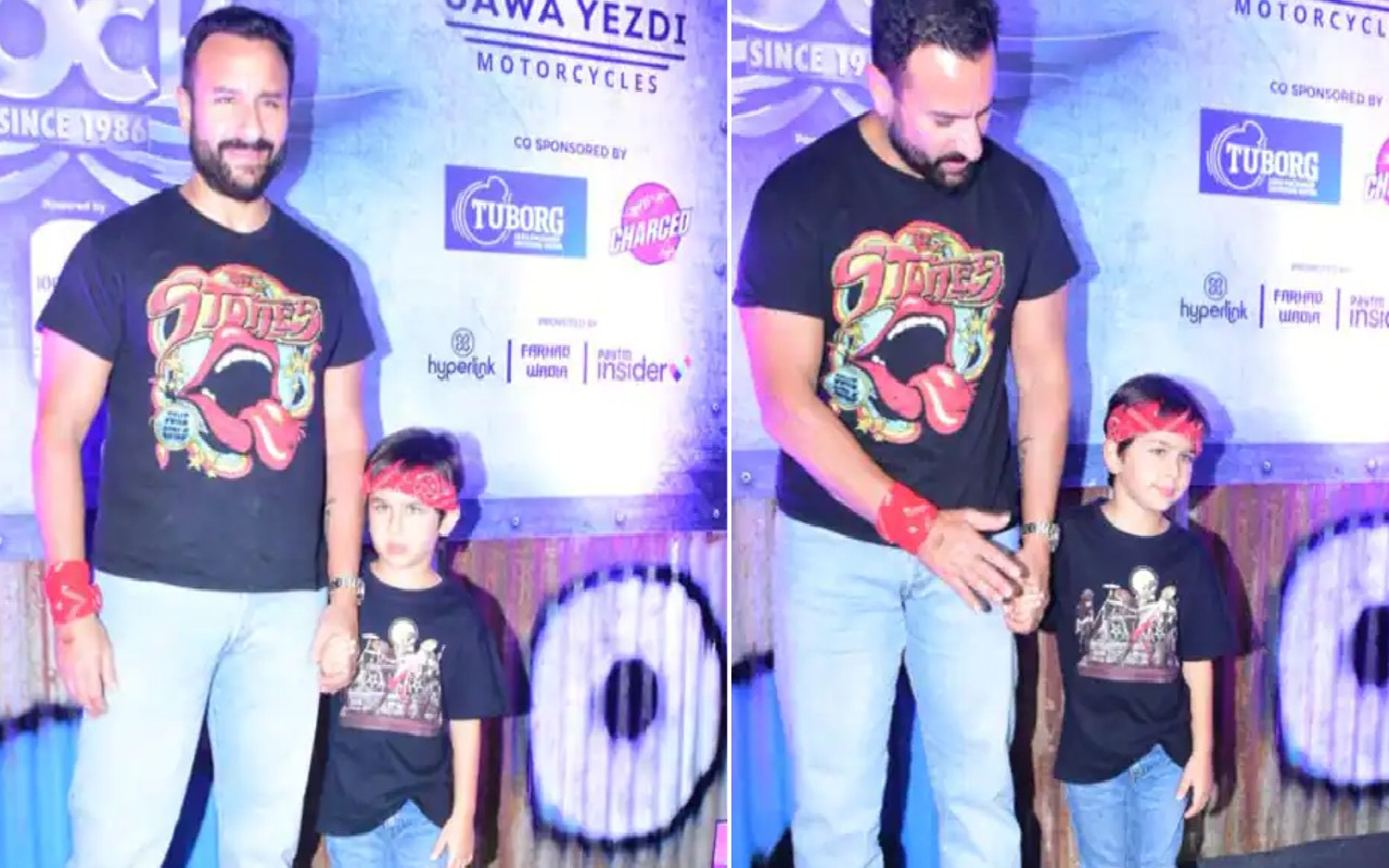 बेटे तैमूर संग ट्विनिंग करते दिखे सैफ अली खान, फैंस बोले- रॉकस्टार वाला स्टाइल है, VIRAL VIDEO