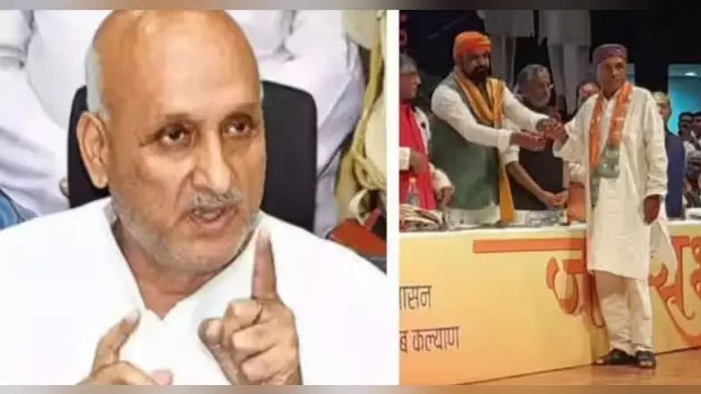 शिक्षा मंत्री चंद्रशेखर के बड़े भाई ने थामा भाजपा का दामन, पार्टी में शामिल होने के बाद किया बड़ा एलान