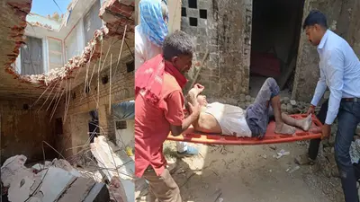गोरखपुर में निर्माणाधीन बिल्डिंग की छत गिरने से मजदूर दबे, रेस्क्यू कर निकाला गया बाहर, गभीर हालत में भर्ती