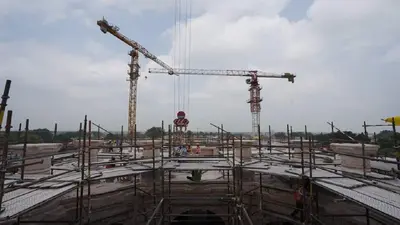 Ayodhya Ram Mandir: प्रथम तल को आकार देने का काम शुरू, यहां देखें अयोध्या के राम मंदिर की नई तस्वीरें