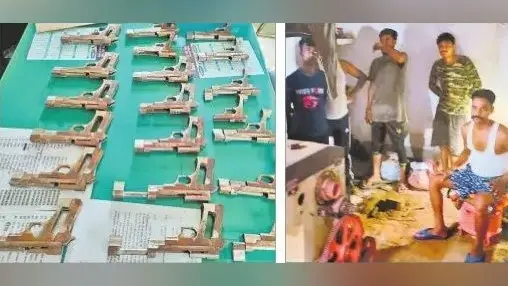 मुंगेर के कारीगरों ने फतुहा में खोल रखी थी अवैध गन फैक्टरी, बनायी जा रही थी 7.65 एमएम की पिस्टल