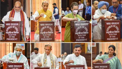 यशवंत सिन्हा vs द्रौपदी मुर्मू: 16वां राष्ट्रपति चुनने के लिए सांसदों-विधायकों ने किया मतदान, 98.90% वोट