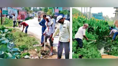 बिहार के इन तीन नगर पंचायतों में पहली बार सड़कों पर लगा झाड़ू, संसाधन के अभाव में कर्मियों को हुई परेशानी