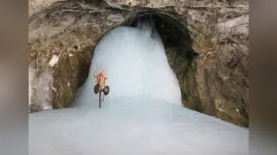 पवित्र अमरनाथ गुफा के दर्शन के लिए जम्मू पहुंचा रांची के श्रद्धालुओं का जत्था