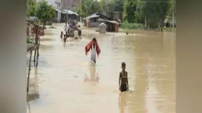 गंडक नदी में बढ़ा जल स्तर, कई इलाकों में दूसरी बार आया पानी, ग्रामीण परेशान