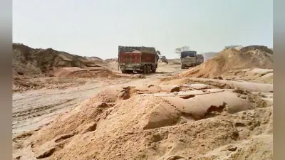 बालू का अवैध खनन : बराकर से माफिया लूट रहे ‘सोना’