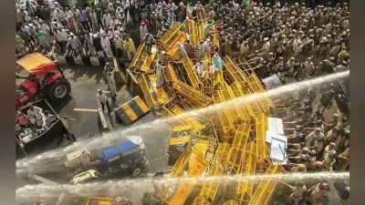 किसानों पर पुलिस कार्रवाई की विपक्ष ने की आलोचना, कांग्रेस ने कहा ‘बादशाह” सत्ता के नशे में