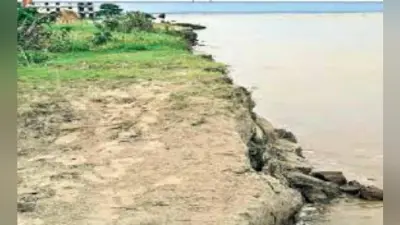 कई गांवों के अस्तित्व पर गंगा के कटाव का संकट, किसानों की चिंता बढ़ी
