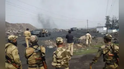 अवैध कोयला के खिलाफ पुलिस ने मारा छापा, सात बैलगाड़ियां तोड़ी