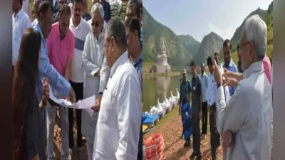 घोड़ा कटोरा झील में नवनिर्मित भगवान बुद्ध की प्रतिमा का अनावरण 25 नवंबर को, CM नीतीश ने किया भ्रमण