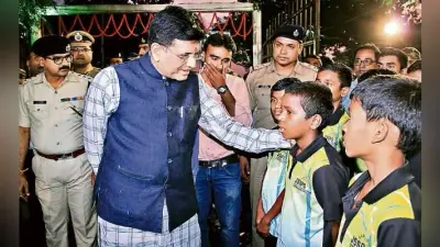 रांची : केंद्रीय कोयला और रेल मंत्री पीयूष गोयल पहुंचे जेएसएसपीएस, कैडेट्स को किया प्रोत्साहित