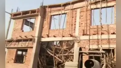 यूपी के शाहजहांपुर में निर्माणाधीन इमारत गिरा, दो मजदूरों की मौत, 16 बचाये गये