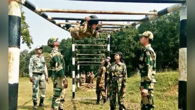 मेरू कैंप में तैयार हो रही हैं BSF की 44 महिला कमांडो, रात 1 बजे से 17 किलो वजन के साथ लगाती हैं 16 किमी दौड़