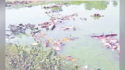 आद्रा का सरदार सरोवर हुआ प्रदूषित