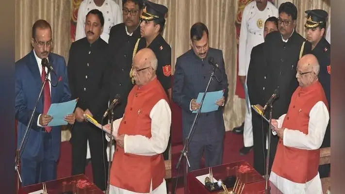 राज्यपाल ने नवनियुक्त दो राज्य सूचना आयुक्तों को पद की शपथ दिलायी